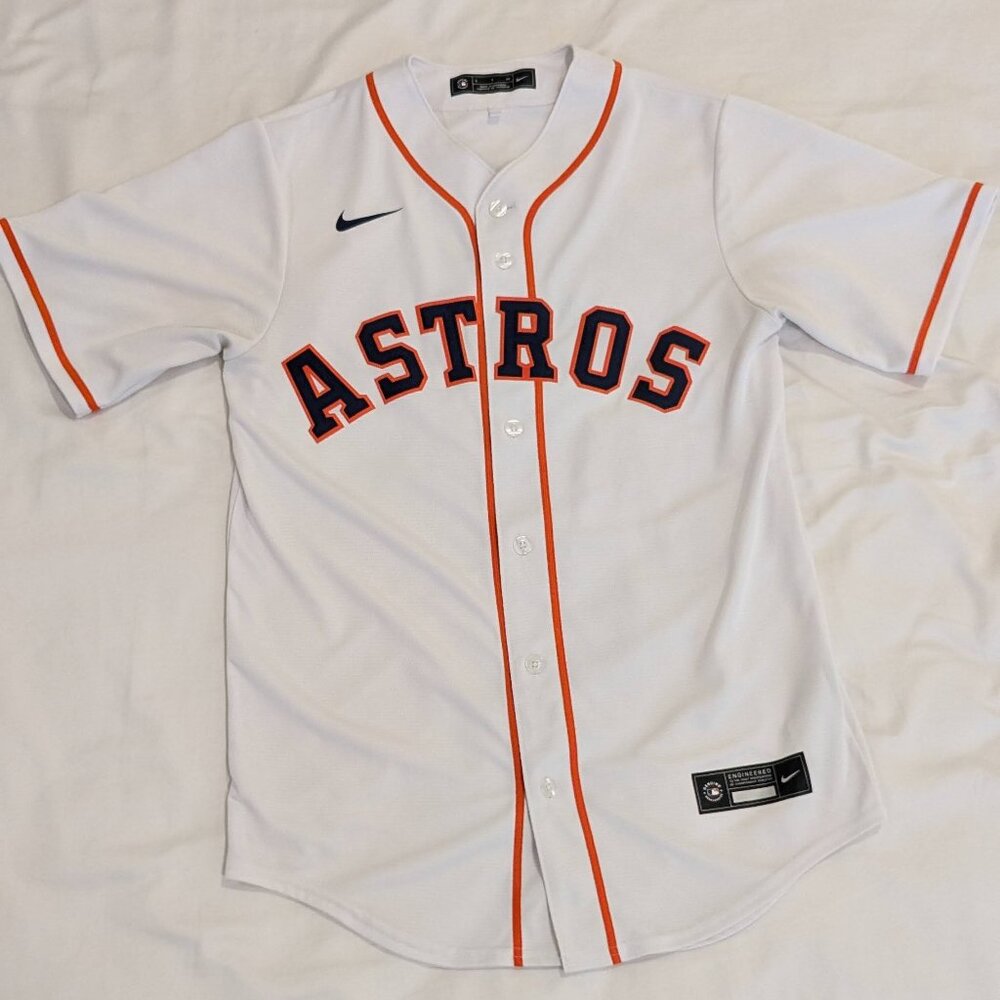 Houston Astros White Nike Jersey Adult Small S